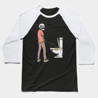 Skull toilet Baseball T-Shirt